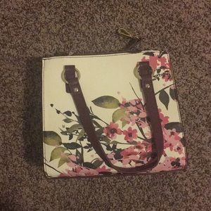 Charming Charlie floral cross body bag